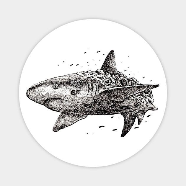 Shark Magnet by A.Delos Santos Artworks